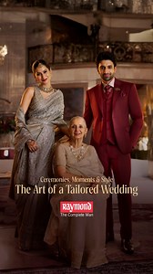 133M views · 5.1K reactions | The makings of The Complete Man: What you wear on your sleeve and what you hold in your heart. Celebrating The Complete Man with his glory. #Raymond #TheCompleteMan #TheArtofaTailoredWedding #Wedding | Raymond - The Complete Man | Facebook