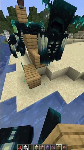 minecraft realistic warden vs 200 IQ villager