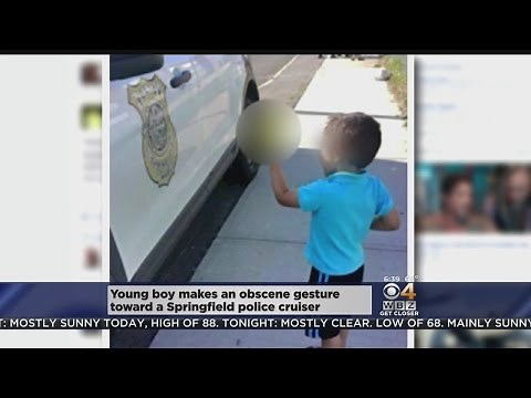 Young Boy Flips Off Springfield Police