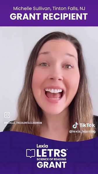 Announcing the Lexia LETRS Science of Reading Grant recipients! 🎉 Watch the highlight reel to hear how these educators believe LETRS will revolutionize their literacy teaching. We are excited to follow along as these change-makers embark on their LETRS journey! #LexiaLETRSGrant