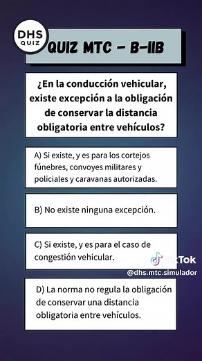 Simulacro MTC: Prepara tu Examen de Licencia de Conducir