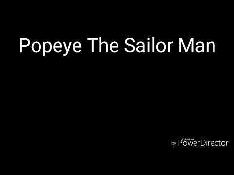 Popeye The Sailor Man Theme Song (With Lyrics)