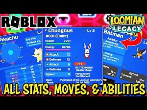 All Loomian Legacy Starter Abilities, Moves, Stats and Training (Roblox)