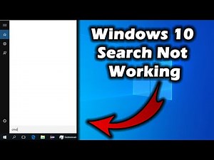 How to fix Windows 10 Search Function