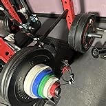 Weight Plate Holder, Power Rack Attachments for Olympic 2-Inch Weight Plate Storage, Fits 2x2, 2x3, 3x3 Power Cages with 1" or 5/8" Holes