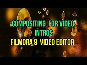 HOW TO MAKE VIDEO BASIC INTROS USING COMPOSITING Filmora 9