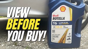 Watch Is it WORTH it? Review of Shell Rotella T6 Engine Oil on Amazon Live