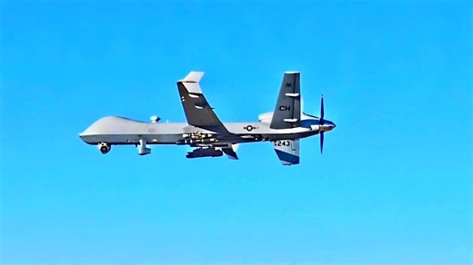 MQ-9 Reaper • USAF Drone Aerial Footage