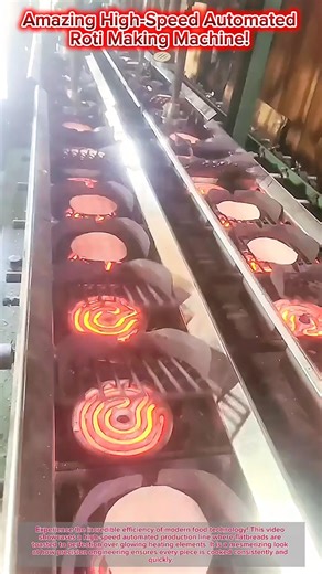 Amazing High-Speed Automated Roti Making Machine! 🫓