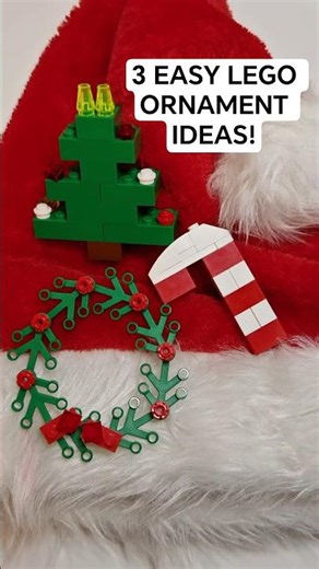 3 Inspiring LEGO Christmas Ornament Ideas! #shorts