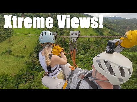 EXTREME Ziplining Through Cloud Forest at Extremo Park