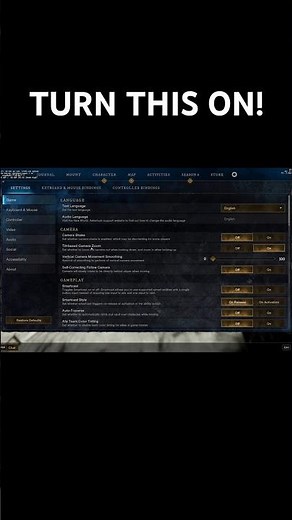 This Setting Gives You an ADVANTAGE! 🎯 #newworldaeternum #newworld #newworldtips