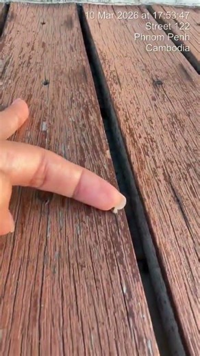 A little sanding goes a long way. Goodbye, splinters; hello, barefoot season! 👣🚫 #FixedIt #Outdoor