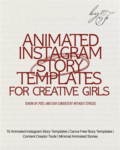 Soft Creative Studio – Animated Instagram Reel Cover Templates - Etsy