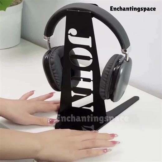 Custom Cat Headphone Stand, Metal Headset Holder With Acrylic Base, Personalized Desk Decor, Gift for Gamers and Streamers - Etsy