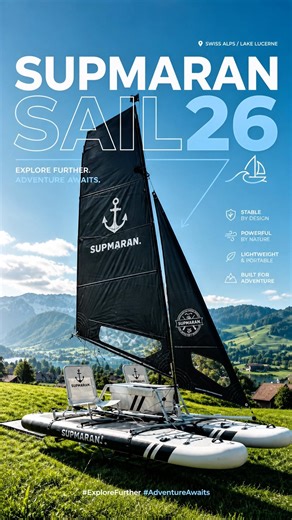 www.supmaran.com#supmaran #catamaran #boat #sail #camping