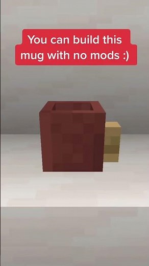 Minecraft Mug (No Mods) #Shorts