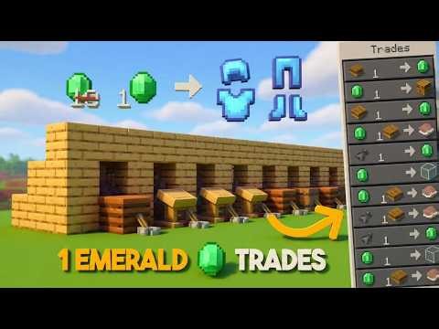 Minecraft Trading Hall Design 🤝💎 | #minecraft #shorts