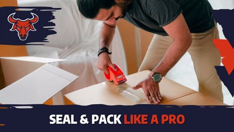 Clear Packing Tape with Dispenser 1.88 inch - Metal Strong & Durable Heavy Duty Packing Tape with Dispenser - Strong Strapping Tape with Dispenser Easy Tear & Seal - 4 Rolls / 2 Dispenser / 218 Yards