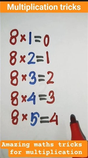 Amazing maths tricks//crazy multiplication tricks//Best maths tricks #mathstricks #viral #reel