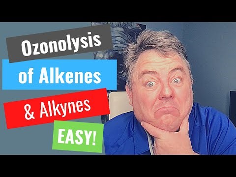 Ozonolysis of alkenes and alkynes - EASY!