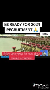 Something is loading...prepare for the best Requirements: 1)Kcse certificate 2) Good conduct (a must) 3) Identification card (ID) 4)Grade test/ College certificate is an added Advantage for those have exceeded 28years Prepare for copies in each of the documents above anytime recruitment may start ‼️‼️‼️‼️ just prepare and be ready for 2024 recruitment | Kenya police recruitment
