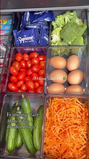 At Home Salad Bar Featuring Cafe Appliances