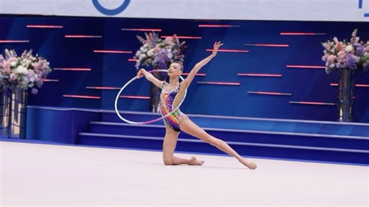 【艺术体操】还记得大明湖畔的陀螺精吗Diana Chugunikhina 2022圈