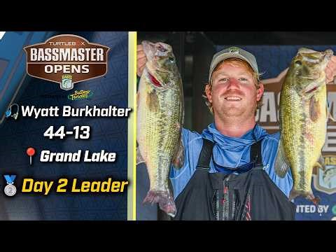 24-pound bag vaults Wyatt Burkhalter into Day 2 lead at Grand Lake