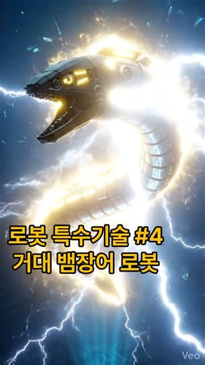 [로봇 특수기술 #4] 전기 뱀장어 로봇 최강무기 공개 #로봇 #특수기술 #전기뱀장어 #로봇기술 #로봇전기뱀장어