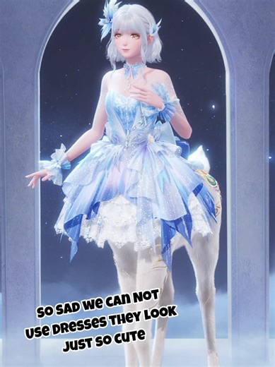 Some short dresses would really look so cute with the deer ability, but we are not able to use them 😭 #InfinityNikki #NewBloomFestival #NikkiNewStyle Wanxiang