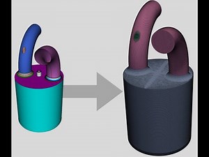Building a mesh from dirty CAD in Coreform Cubit