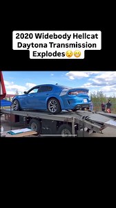 Hellcat Daytona Transmission Explodes 😱 #hellcatworlds #challengersrt #challengersrt #dodgechallengersrt | Hellcat Worlds