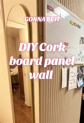 DIY Cork Board Panel Wall Installation Guide