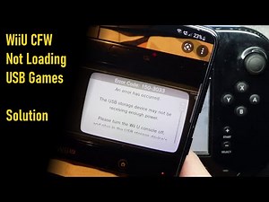 Wiiu tiramisu, USB Storage device many not be receiving enough power