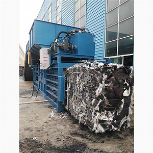 [Hot Item] Easy to Install PLC Aluminum Metal Scrap Compactor Baler Baling Press Machine