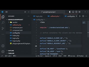 Build a PHP Google OAuth2 Login and Logout System With Sessions and MySQL Database in Browser