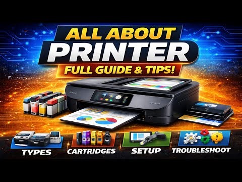 Printer Explained in Hindi | Types of Printer, Working, Uses & Tips | Computer Basics