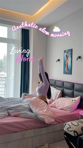 Aesthetic slow morning 🌤️🌷#shorts #trending #minivlog #morningroutine