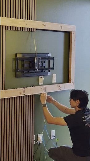 how we build custom TV walls