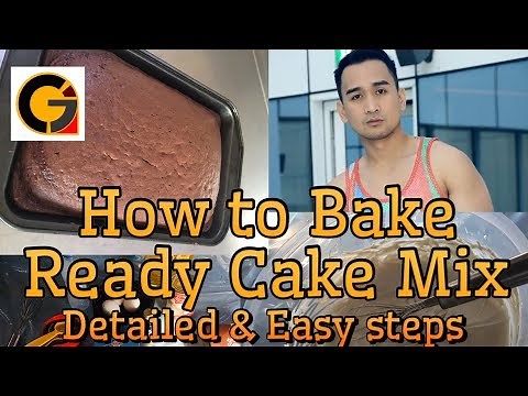 HOW TO BAKE CAKE MIX l EASY AND DETAILED STEPS TO BAKE CAKE
