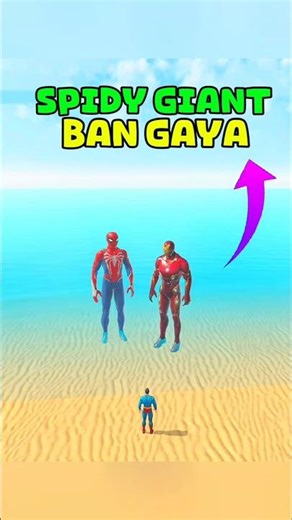 SPIDERMAN GIANT BAN GAYA #gta #shorts #gaming