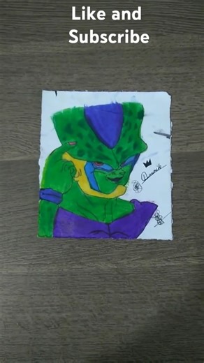 cell drawing #dragonball #cell #phonk #art