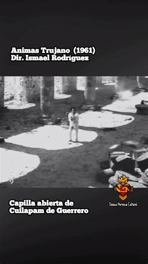 RECORDAR ES VOLVER A VIVIR. Fragmento de la película "Animas Trujano, el hombre que quería ser mayordomo" del año 1961 producida y dirigida por Ismael Rodríguez e interpretada por el actor japonés Toshiro Mifune como Animas Trujano. Escena del convento de Cuilapam de Guerrero, donde Animas Trujano desesperado pide ayuda a Satanás para poder cumplir su sueño de ser mayordomo siendo esto un completo fracaso para el ya que no recibe respuesta alguna. | Oaxaca Herencia Cultural