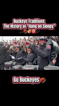 “Hang on Sloopy” a Buckeye Tradition 🌰🎵 #collegefootball #cfb #ohiostate #buckeyes #marchingband