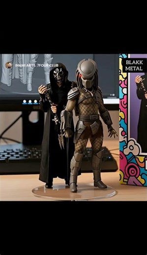 BLAKK METAL fashion with The Predator & Xenomorph