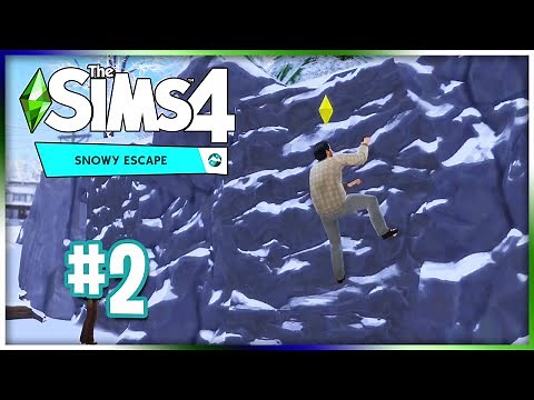 Easy Way To Leveling The Rock Climbing Skill! | The Sims 4: Snowy Escape | EP 2