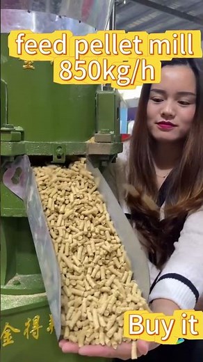 Boost Your Feed Production with Our 850kg/h Feed Pellet Machine!#feedpelletmachine #farming #farm
