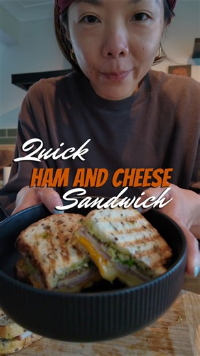 A Quick Ham & Cheese Sandwich