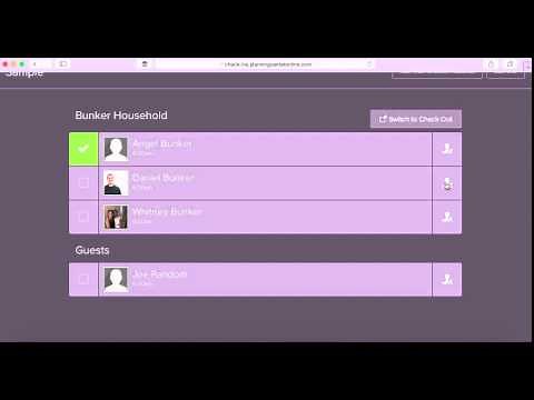 How to use planning center check ins
